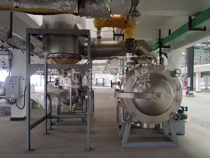 侧开门单臂耙式真空干燥机